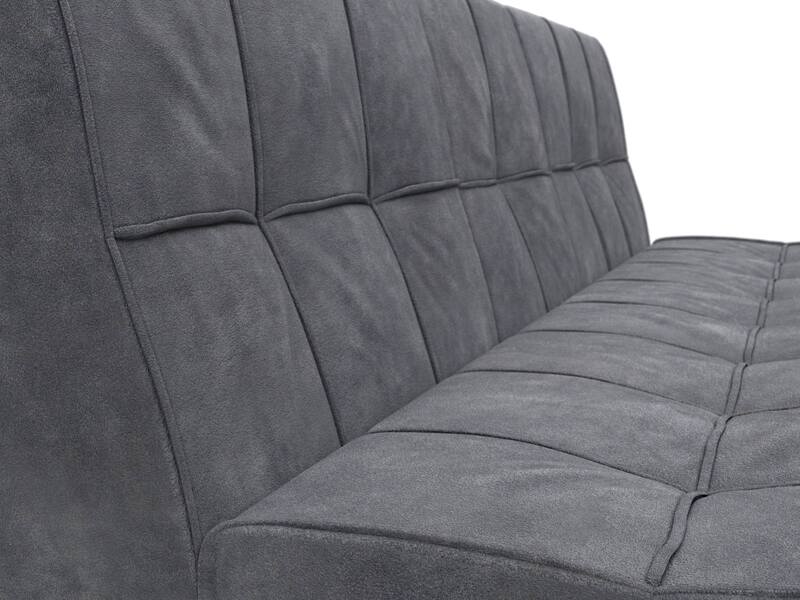 Диван прямой Винсент, Велюр, BRUT 16 темно-серый