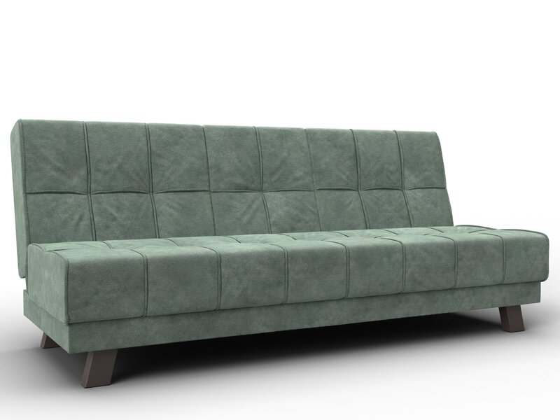 Диван прямой Винсент, Велюр, BRUT 08 зеленый