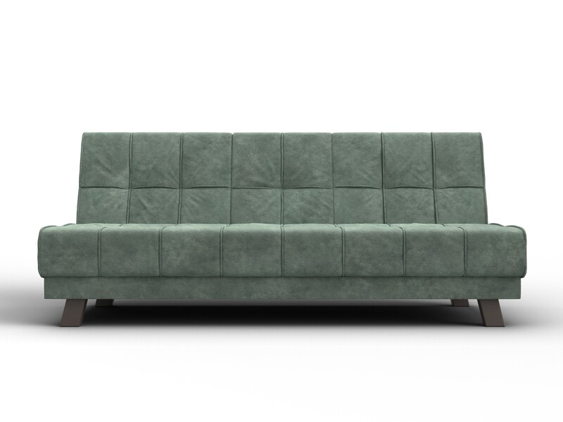 Диван прямой Винсент, Велюр, BRUT 08 зеленый