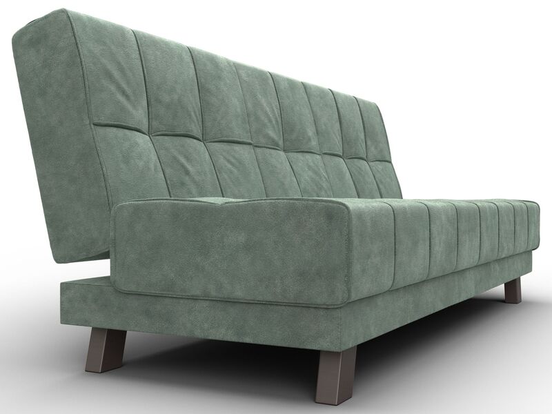 Диван прямой Винсент, Велюр, BRUT 08 зеленый