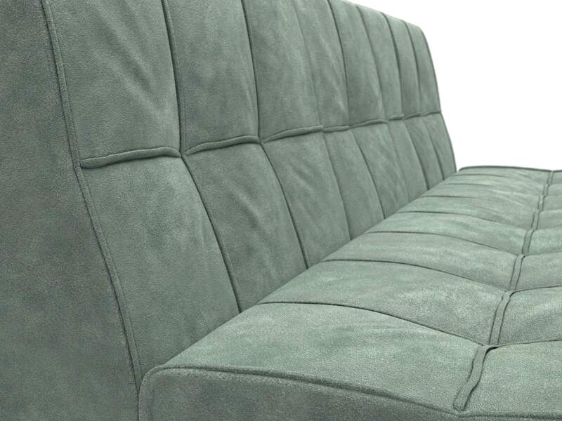 Диван прямой Винсент, Велюр, BRUT 08 зеленый