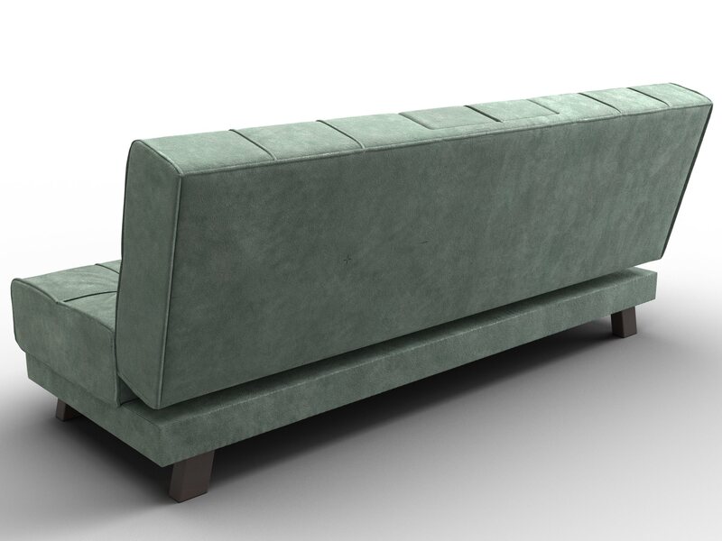 Диван прямой Винсент, Велюр, BRUT 08 зеленый