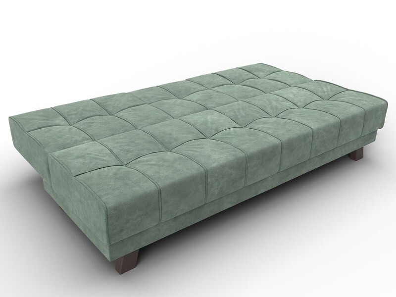 Диван прямой Винсент, Велюр, BRUT 08 зеленый