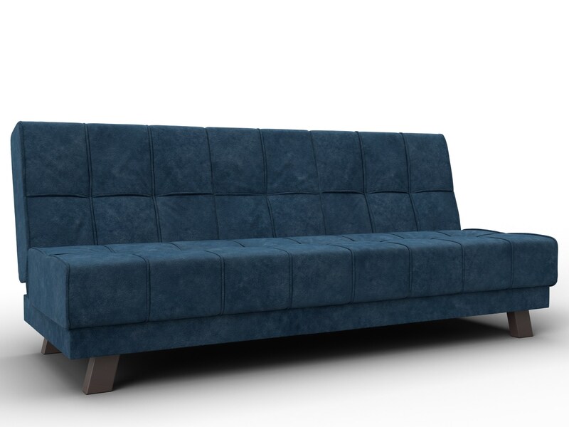 Диван прямой Винсент, Велюр, BRUT 11 синий