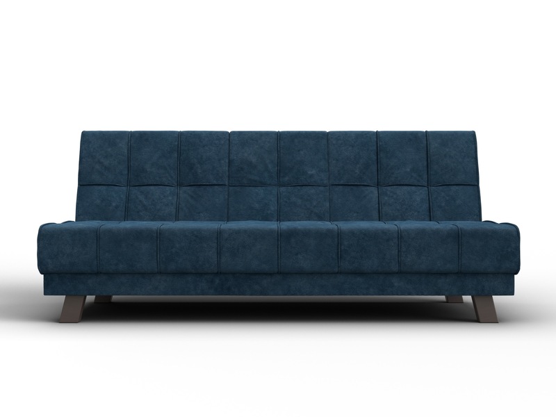 Диван прямой Винсент, Велюр, BRUT 11 синий