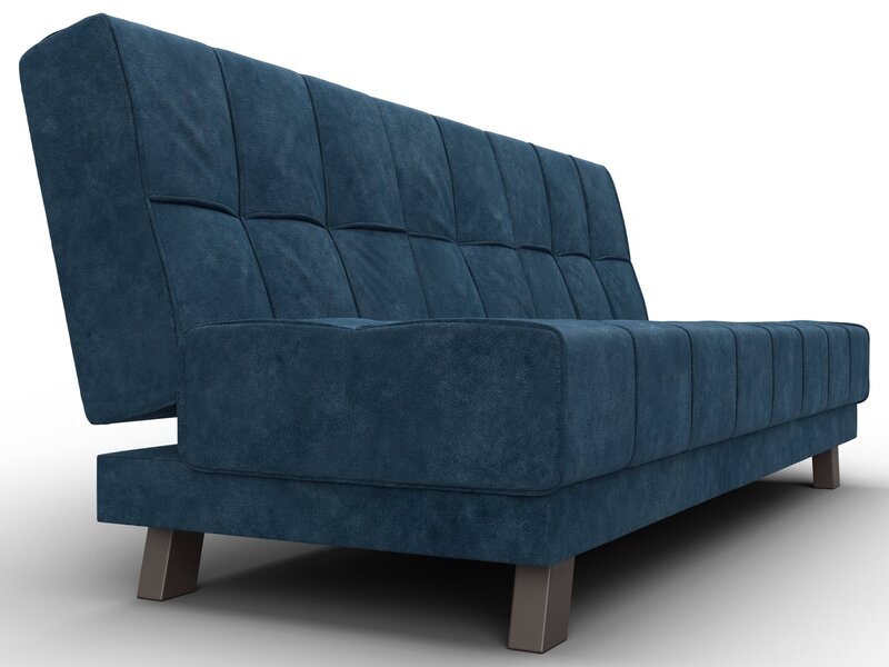 Диван прямой Винсент, Велюр, BRUT 11 синий