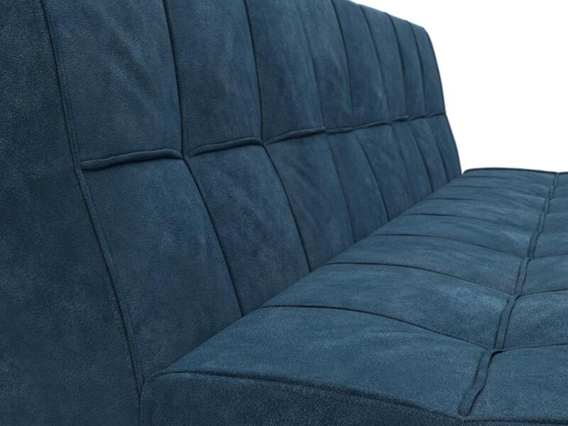 Диван прямой Винсент, Велюр, BRUT 11 синий