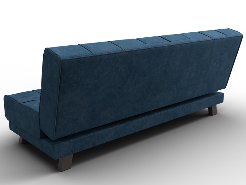 Диван прямой Винсент, Велюр, BRUT 11 синий