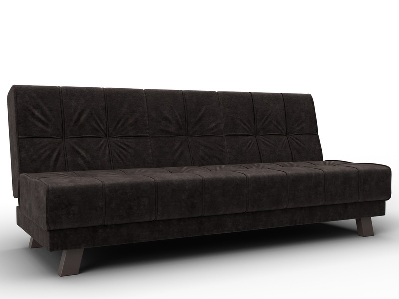 Диван прямой Винсент, Велюр, BRUT 17 коричневый