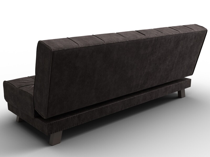 Диван прямой Винсент, Велюр, BRUT 17 коричневый