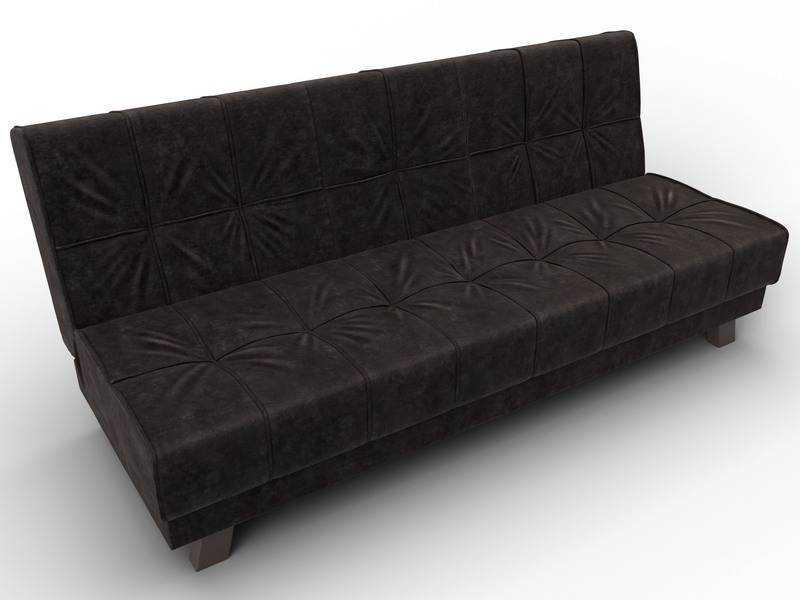 Диван прямой Винсент, Велюр, BRUT 17 коричневый