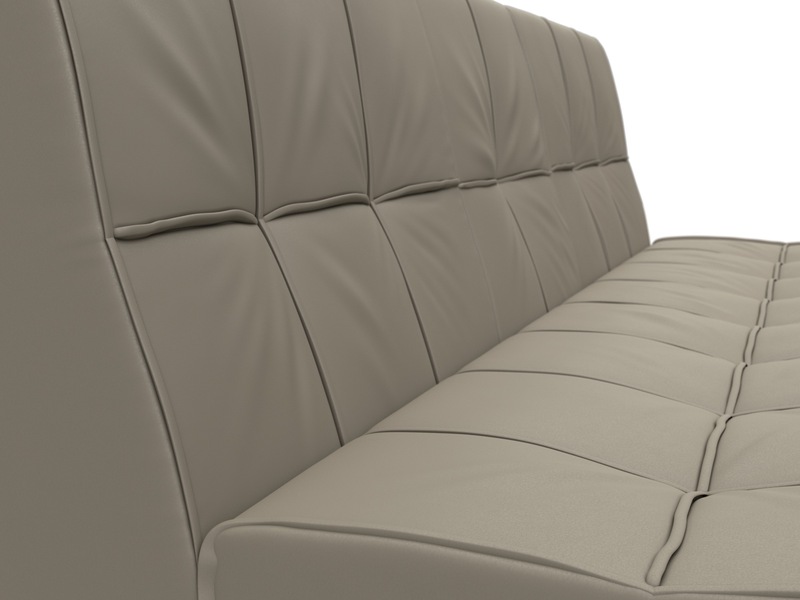 Диван прямой Винсент, Экокожа, GRIFON 04 бежевый