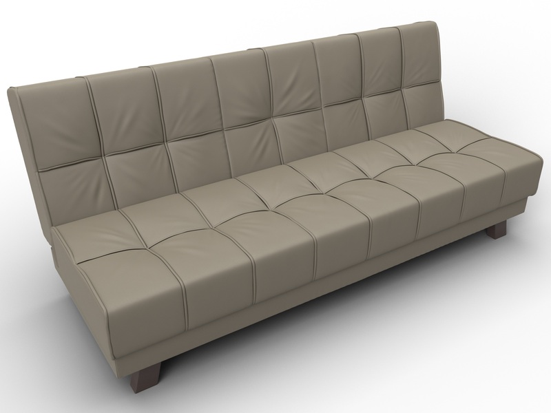 Диван прямой Винсент, Экокожа, GRIFON 04 бежевый