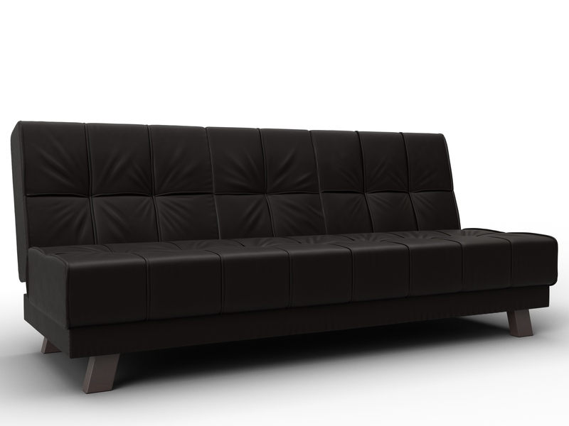 Диван прямой Винсент, Экокожа, GRIFON 12 коричневый