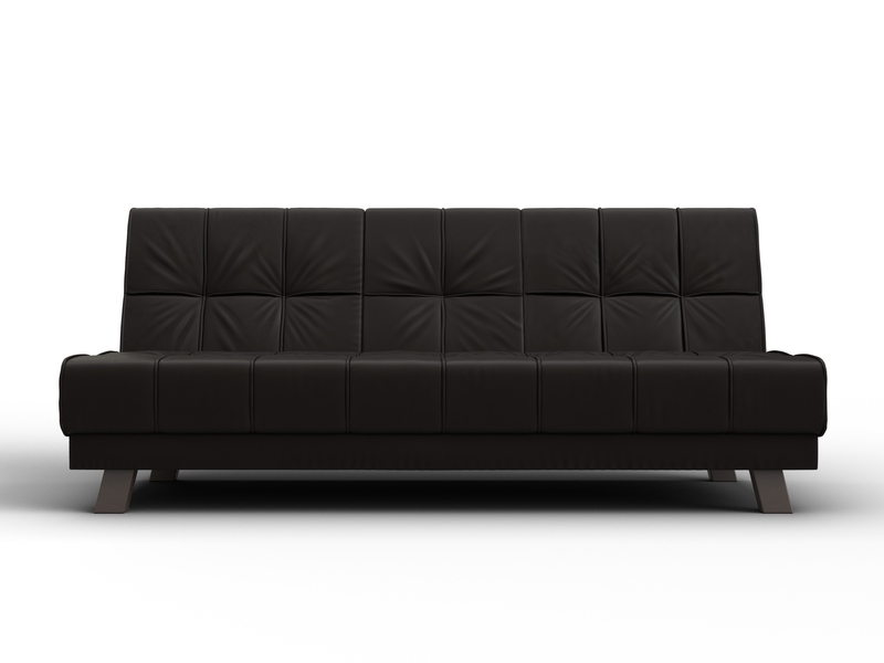 Диван прямой Винсент, Экокожа, GRIFON 12 коричневый