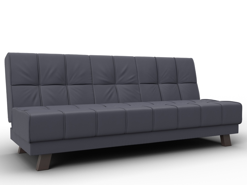 Диван прямой Винсент, Экокожа, GRIFON 15 серый