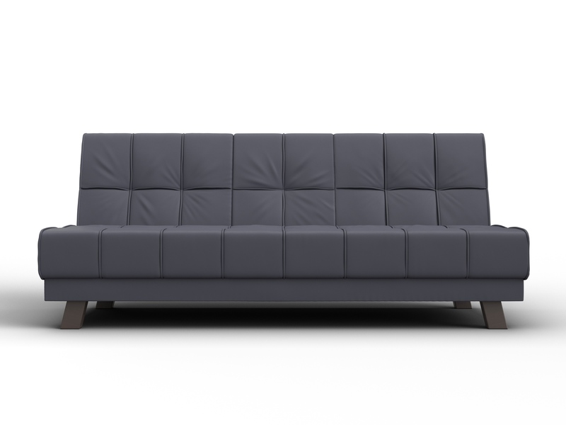 Диван прямой Винсент, Экокожа, GRIFON 15 серый