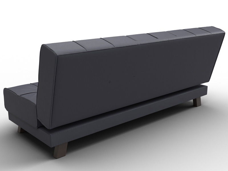 Диван прямой Винсент, Экокожа, GRIFON 15 серый