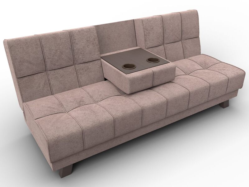 Диван прямой Винсент, Велюр, TOWER 05 бежевый