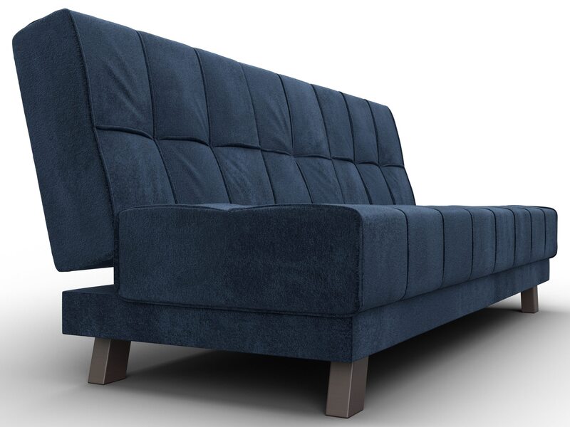 Диван прямой Винсент, Велюр, TOWER 13 синий