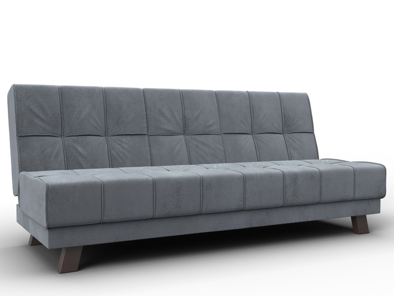 Диван прямой Винсент, Велюр, TOWER 10 серый