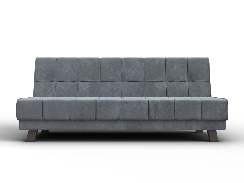 Диван прямой Винсент, Велюр, TOWER 10 серый