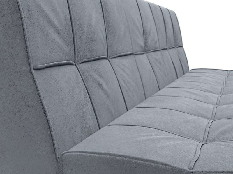 Диван прямой Винсент, Велюр, TOWER 10 серый
