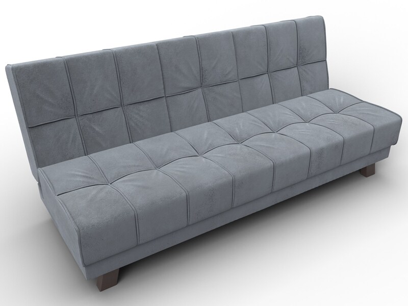 Диван прямой Винсент, Велюр, TOWER 10 серый