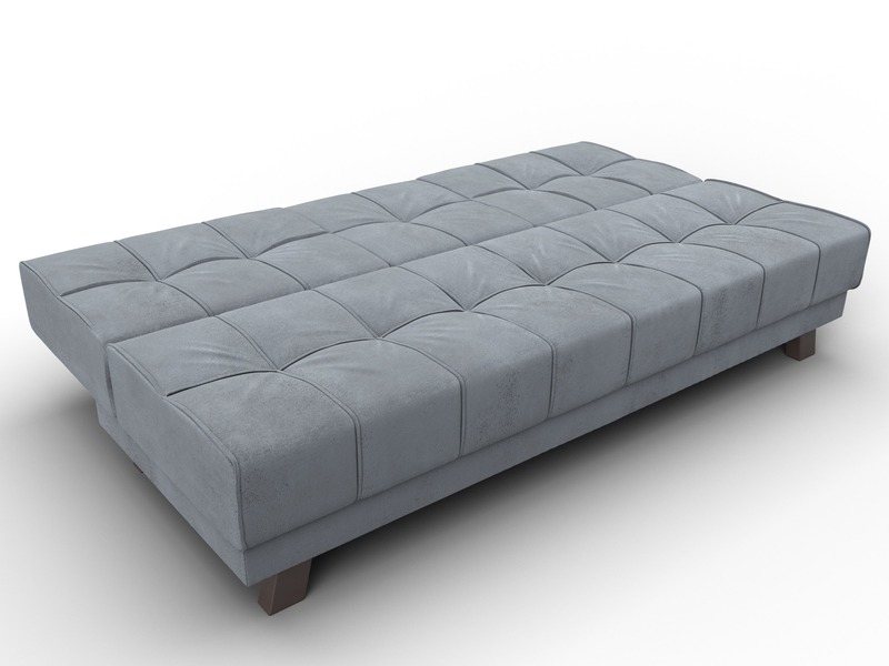 Диван прямой Винсент, Велюр, TOWER 10 серый