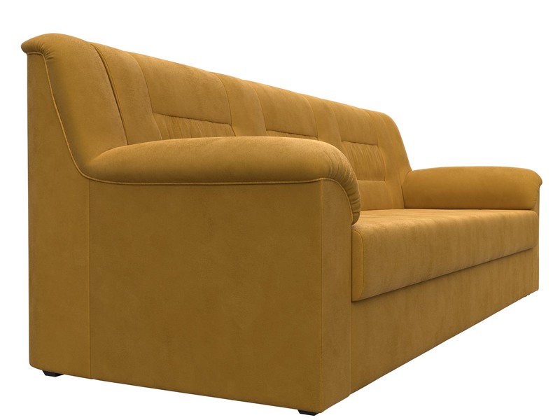 Диван прямой Карелия, Велюр, BRUT 10 желтый