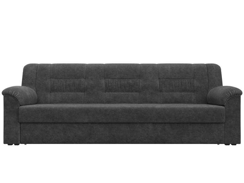 Диван прямой Карелия, Велюр, BRUT 16 темно-серый