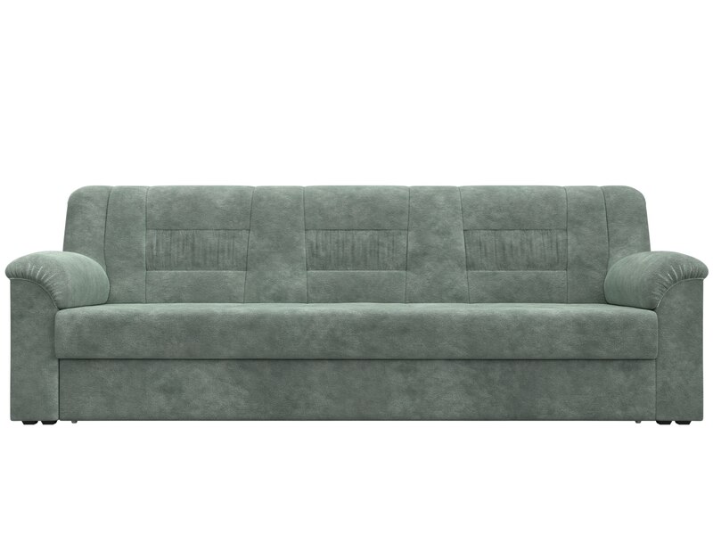 Диван прямой Карелия, Велюр, BRUT 08 зеленый