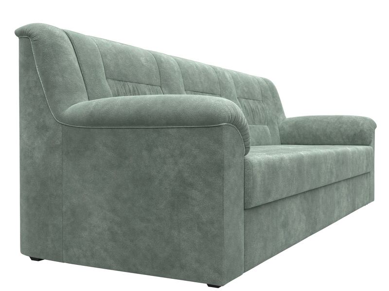 Диван прямой Карелия, Велюр, BRUT 08 зеленый