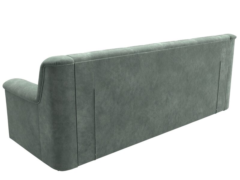 Диван прямой Карелия, Велюр, BRUT 08 зеленый