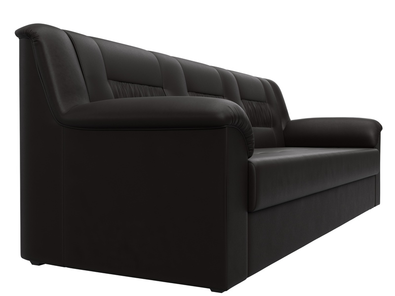 Диван прямой Карелия, Экокожа, GRIFON 12 коричневый