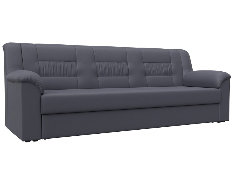 Диван прямой Карелия, Экокожа, GRIFON 15 серый