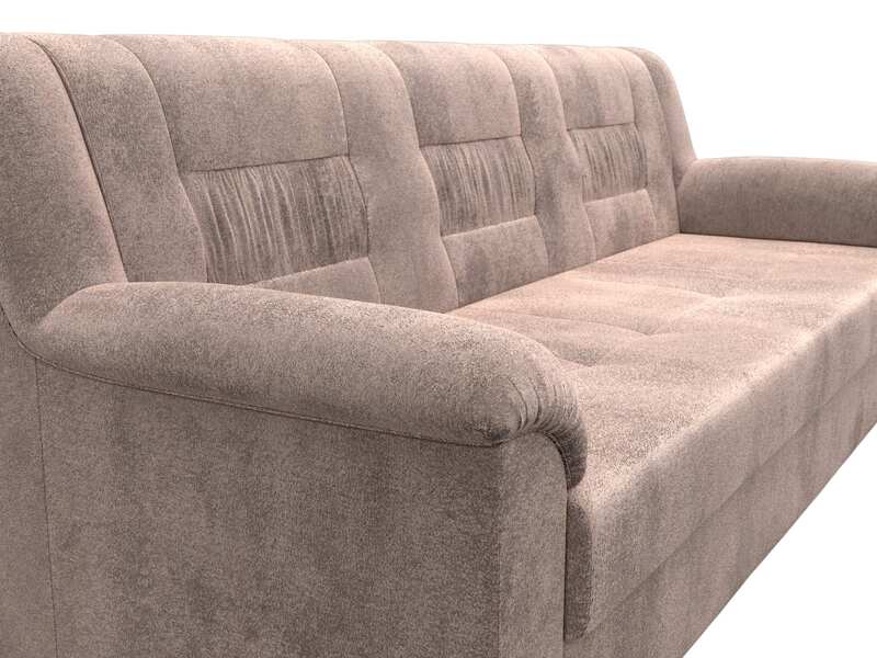 Диван прямой Карелия, Велюр, TOWER 05 бежевый