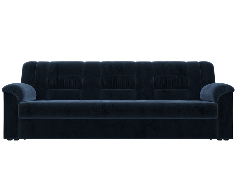 Диван прямой Карелия, Велюр, TOWER 13 синий