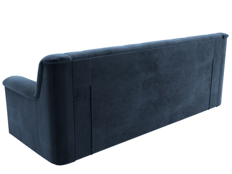 Диван прямой Карелия, Велюр, TOWER 13 синий