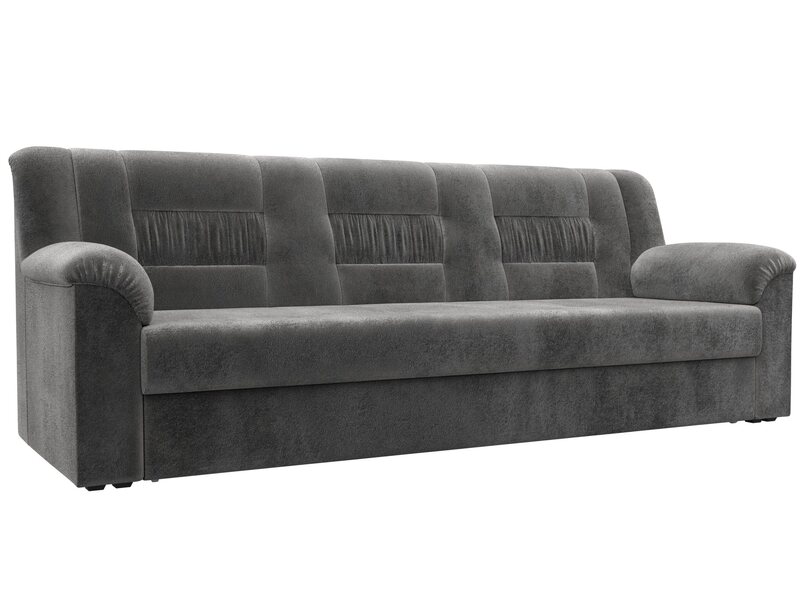 Диван прямой Карелия, Велюр, TOWER 10 серый
