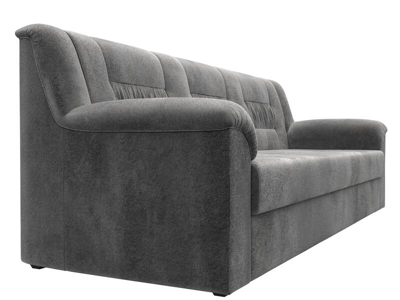 Диван прямой Карелия, Велюр, TOWER 10 серый