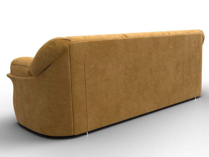 Диван прямой Карнелла, Велюр, BRUT 10 желтый