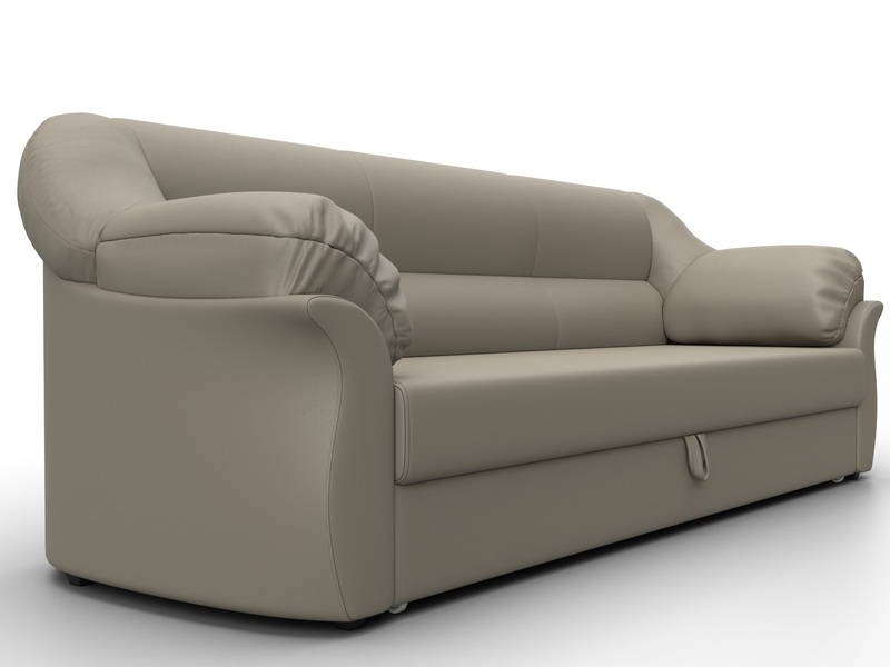 Диван прямой Карнелла, Экокожа, GRIFON 04 бежевый