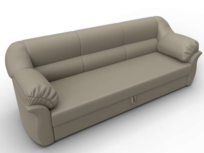 Диван прямой Карнелла, Экокожа, GRIFON 04 бежевый