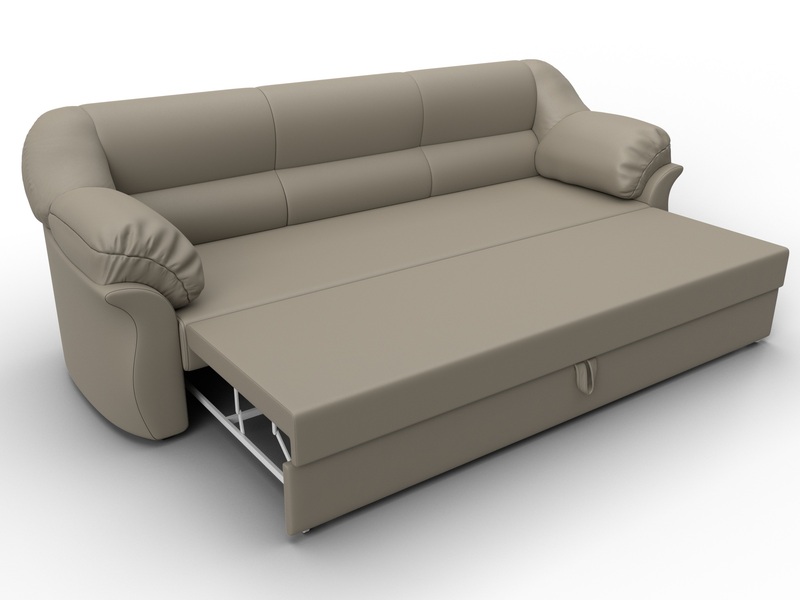 Диван прямой Карнелла, Экокожа, GRIFON 04 бежевый