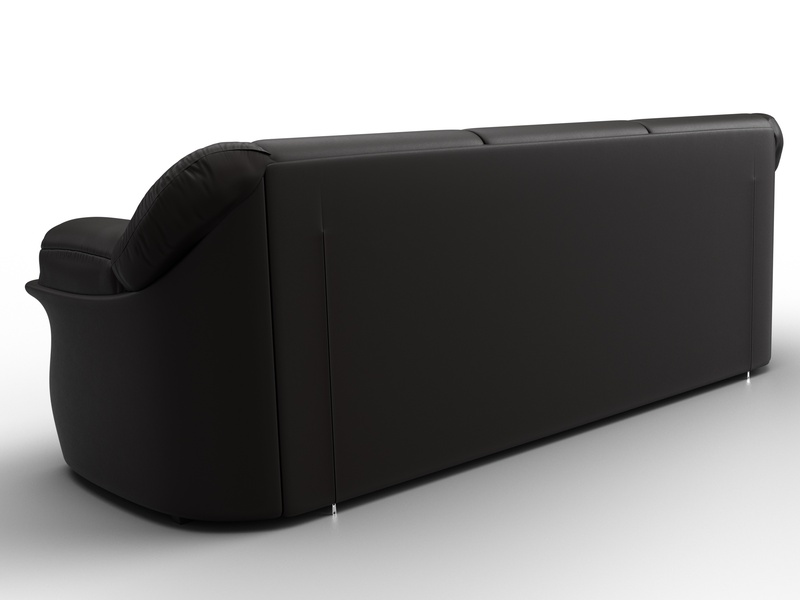 Диван прямой Карнелла, Экокожа, GRIFON 12 коричневый