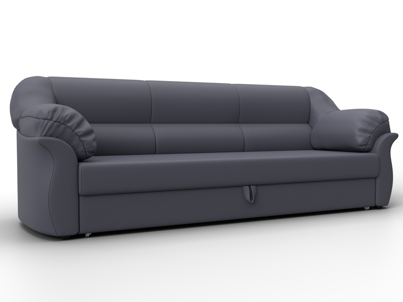 Диван прямой Карнелла, Экокожа, GRIFON 15 серый