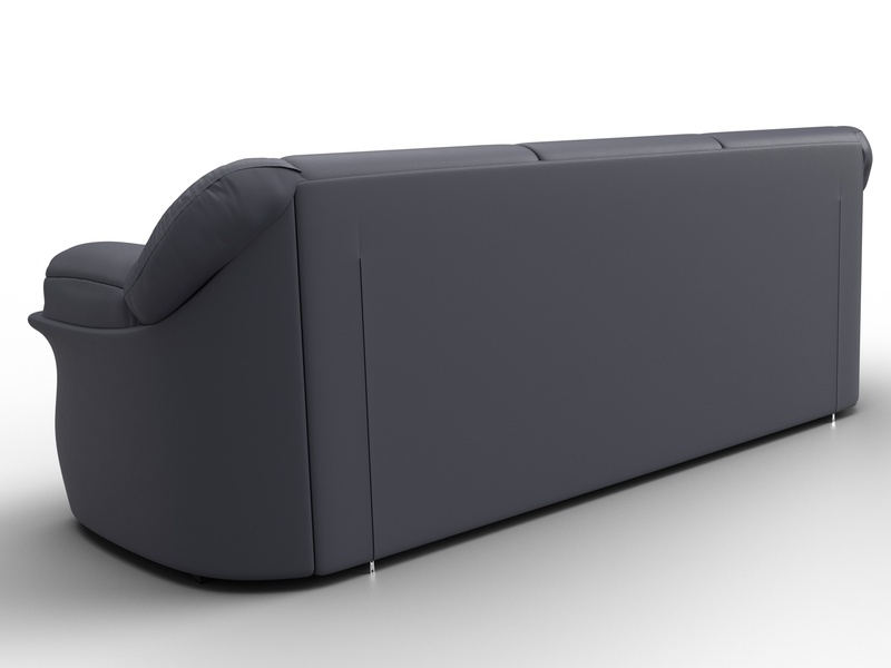 Диван прямой Карнелла, Экокожа, GRIFON 15 серый