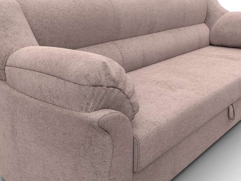 Диван прямой Карнелла, Велюр, TOWER 05 бежевый