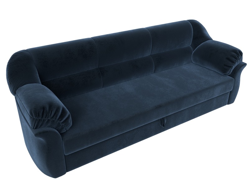 Диван прямой Карнелла, Велюр, TOWER 13 синий